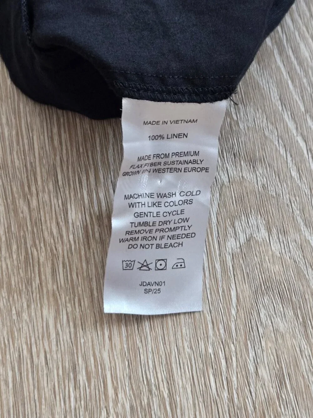 Quince 100% European Linen Pleated Trousers Black High Rise Size 0 New With Tags